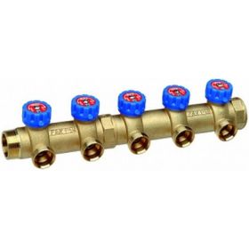 Регулирующий коллектор c 3-мя отводами FAR 1 1/4" М33х1.5 FK 3827 C11403 (артикул 15785728) – фото 1