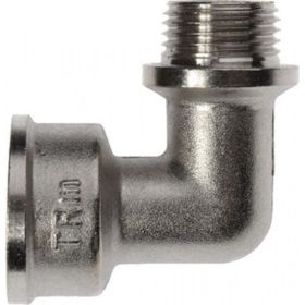 Уголок переходник с ограничителем Terma 1/2"-3/4", наружная/внутренняя TRm 06161 40834 (артикул 16108058) – фото 1