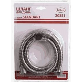 Шланг для душа MELODIA STANDART M22x1/2 конус, нержавеющая сталь, 14 мм, 150 см, двойной зажим, 20351/MKP20351 (артикул 16107379) – фото 1