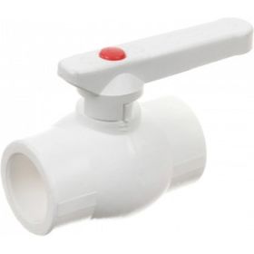 Шаровый кран VALFEX PP-R OPTIMA белый, 25 мм 10145025 007-8304 (артикул 16164240) – фото 1