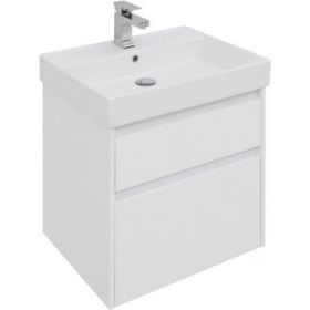 Тумба Aquanet Nova Lite 60 2 ящика, цвет белый глянец 00242575 (артикул 16357908) – фото 1
