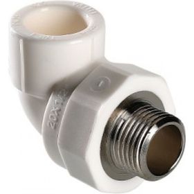 Угольник VALTEC PPR с переходом на наружную резьбу 25х3/4 VTp.753.0.02505 (артикул 16007780) – фото 1