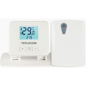Беспроводной комнатный термостат TEPLOCOM Бастион TS-2AA/3A-RF 914 (артикул 15733589) – фото 1