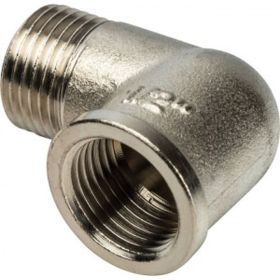 Никелированный угольник STOUT НВ 1/2 RG008Q0QS4J2OM (артикул 16053561) – фото 1