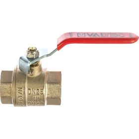 Шаровой кран, стальная рукоятка 1 вн.-вн Valtec BASE VT.214.N.06 (артикул 15637941) – фото 1