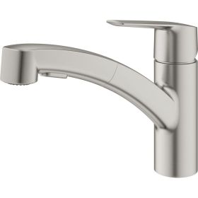 Смеситель для кухонной мойки Grohe Start низкий, выдвижной излив 30531DC1 (артикул 19646646) – фото 1