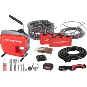 Rothenberger Аккумуляторная машина для прочистки труб R600 VarioClean 1000003346 (артикул 22090317) – фото 1