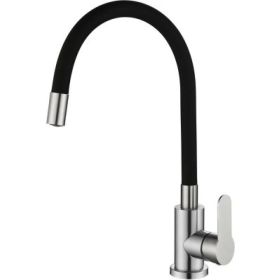 Кухонный смеситель OUTE с гибким изливом, черный T40193B-2 (артикул 16860667) – фото 1