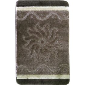 Комплект из 2 ковриков LCADESI High Mono 60х100, 60х50, Kibela, коричневый 226102 (артикул 17417574) – фото 1