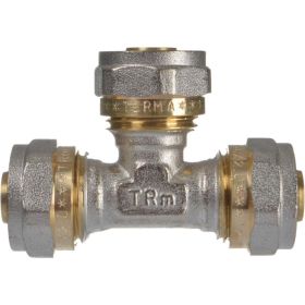 Тройник Terma 16x16x16 цанга/цанга/цанга TRm 01400 35503 (артикул 16108458) – фото 1