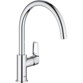 Смеситель для мойки с высоким C-образным изливом GROHE BauLoop 31368001 (артикул 17738044) – фото 1