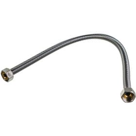 Подводка ЭКСПЕРТ сильфонная из нержавеющей стали (гайка-гайка 1/2", 0.5 м) Зубр 51011-G/G-050 (артикул 15496710) – фото 1