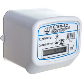 Счетчик газа Бетар СГБМ-3.2 Бет.3.2 (артикул 15826370) – фото 1