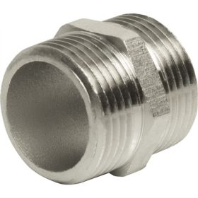 Ниппель VRT 1"", наружная/наружная, никель 1900-002525 503083 (артикул 16531782) – фото 1