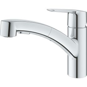 Смеситель для кухонной мойки Grohe Start низкий, выдвижной излив 30531001 (артикул 19647102) – фото 1
