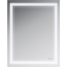 Настенное зеркало AM.PM Gem с LED-подсветкой по периметру, 55 см M91AMOX0551WG (артикул 16204385) – фото 1