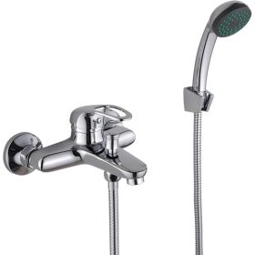 Смеситель для ванны Veragio PONT монокомандный, с ручным душем, хром VR.PNT-2101.CR (артикул 16226926) – фото 1