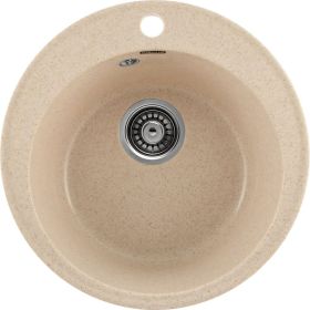 Кухонная мойка Gerhans A 05 20 БЕЖЕВЫЙ /БЕЛАРУСЬ/ 475х475 мм А05-20 (артикул 18595081) – фото 1