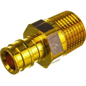 Штуцер с наружной резьбой UPONOR Q&E 16-R1/2НР 100Ф UP 1023003:407 (артикул 15782105) – фото 1