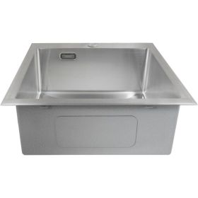 Кухонная мойка KAISER 510x510x200, 1.2 мм/Silver KSM-5151 (артикул 17419716) – фото 1