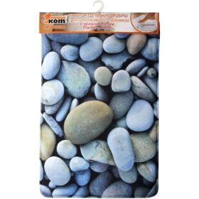 Коврик Рыжий кот из микрофибры 50*80см Mat-Pebbles MF Галька 000875 (артикул 16325818) – фото 1