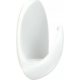 Крючки Kleber пластик на липкой ленте 3, 5 см, белые 5 шт. KLE-SG005 (артикул 16432433) – фото 1
