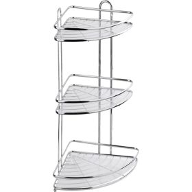 Полка для ванной комнаты и кухни Fora Floria угловая, тройная FOR-2004 (артикул 16350084) – фото 1