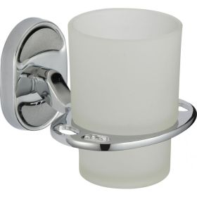 Держатель для стакана и зубных щеток Savol хром S-007057 23238 (артикул 16393306) – фото 1