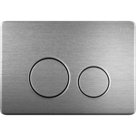 Универсальная клавиша смыва IDDIS Unisteel 010 нержавеющая сталь UNS10S0i77 (артикул 16205002) – фото 1