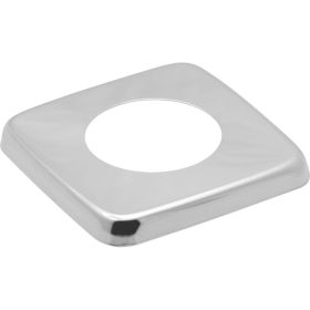 Чашка декоративная (отражатель) MasterProf 1"", 60x35x6мм, квадрат, нерж., хром ИС.131506 (артикул 22231083) – фото 1