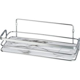 Полка для ванной комнаты Fora Marble одинарная FOR-MAR01 (артикул 16350125) – фото 1