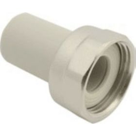 Переходник FV-PLAST пластмассовый с накидной гайкой 50x2 20 1 225050 (артикул 16454910) – фото 1