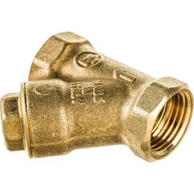 Сетчатый фильтр Giacomini R74A, 1/2, В, PN, бар-16, латунь R74AY103 (артикул 21579424) – фото 1