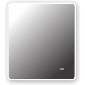 Teymi Зеркало Aina 70х80, LED подсветка, часы 00-00253044 (артикул 16356473) – фото 1