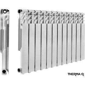 Алюминиевый радиатор МЕТАЛЛСЕРВИС THERMA Q1 500/80 12 секций 1223461 (артикул 21985054) – фото 1