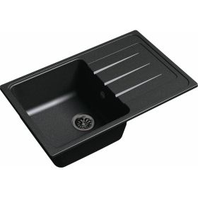 EWIGSTEIN Мойка кварц Elegant 50F 1-чаша + крыло 762*480мм черный E- 50F черный (артикул 16220416) – фото 1
