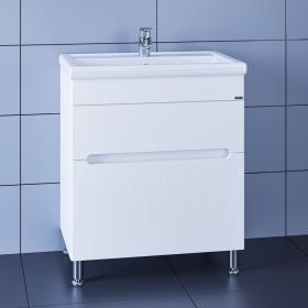 СаНта Тумба напольная Лондон 70 2 ящ. под умывальник Фостер 70 224006л (артикул 19268382) – фото 1