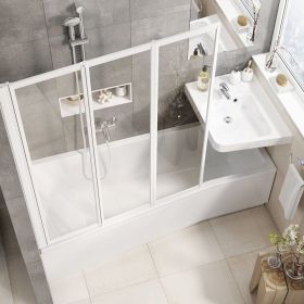 RAVAK Ванна BE HAPPY II 170х75 Р белая C951000000 (артикул 16536256) – фото 1