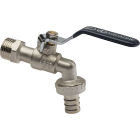 Шаровой кран AQUALINK водоразборный, под шланг, 3/4 W h ручка 3951 (артикул 17359938) – фото 1
