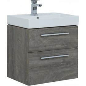 Aquanet Тумба Nova 60 2 ящ. цв.дуб рошелье 00249915 (артикул 16358121) – фото 1