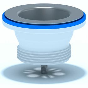 Выпуск АНИ Пласт 1 1/2" с нержавеющей сеткой M100 (артикул 22872045) – фото 1