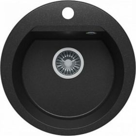 Кухонная мойка Polygran ATOL-460 (№16 Черный) 678897 (артикул 20463466) – фото 1