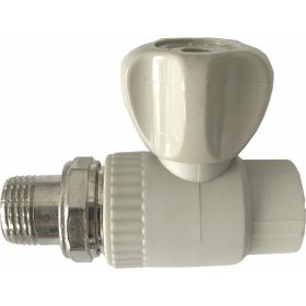 Шаровой кран для радиатора Kalde прямой 25x3/4 серый 3.4070.19.025 (артикул 24712041) – фото 1