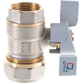 Шаровой кран для воды СТМ СТАНДАРТ 20х1/2"", ц/г, бабочка CWPF1220 (артикул 16199050) – фото 1