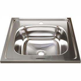 Мойка mixline 50х50х16 см, 0.4, выпуск 1 1/2 527965 (артикул 16615658) – фото 1