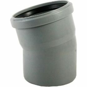 Отвод Flextron D 110 мм 15 градусов, для внутренней канализации 148000 (артикул 25682961) – фото 1