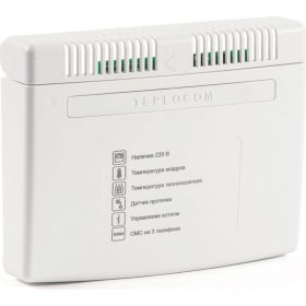 Теплоинформатор TEPLOCOM GSM, контроль сети 220В, температуры, встроенная АКБ 333 (артикул 21545614) – фото 1