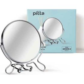 Зеркало Ladina PITTA двустороннее, круглое, металл, обод 5"" 400400-2 (артикул 23920665) – фото 1