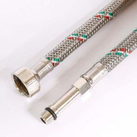 Подводка гибкая (МL10х1-1/2""; 50 см; удл. штуцер; DN 8; оплётка из нерж. стали) Uni-Fitt 503S2805 (артикул 16848946) – фото 1