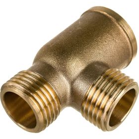 Латунный тройник AV Engineering внутренняя-наружная-наружная 1/2 AVE306009 (артикул 22938693) – фото 1